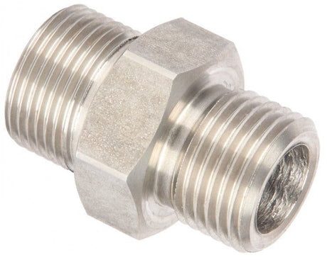 Mosmatic Stainless-Steel M22 Adaptors - 500 Bar - M22 Male x 1/2" BSP Male