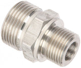 Mosmatic Stainless-Steel M22 Adaptors - 500 Bar - M22 Male x 3/8" BSP Male
