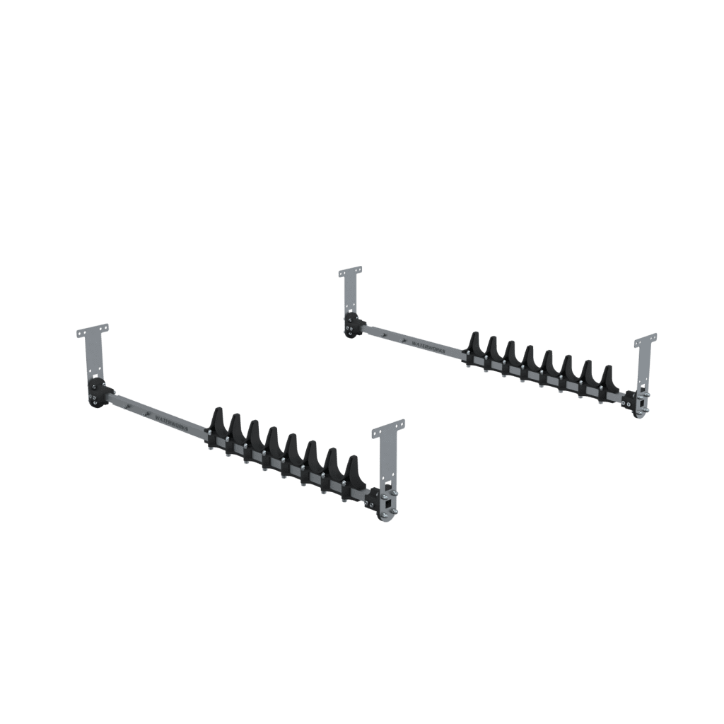 Waterworks anti-rattle window cleaning pole rack