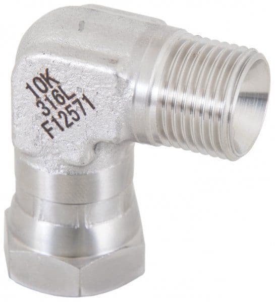 Stainless Steel Male × Female Swivel Elbows – 690 Bar