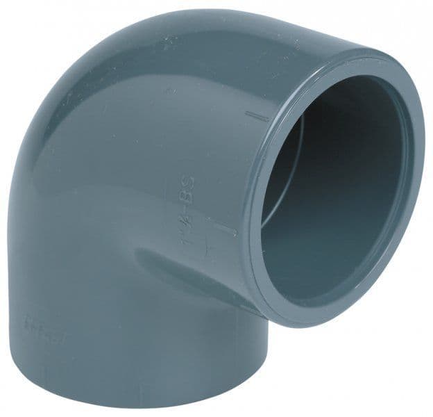 Effast PVCu Plain 90° PVC Elbows