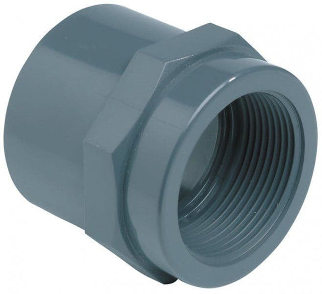 Effast PVCu Plain x Female Thread Sockets