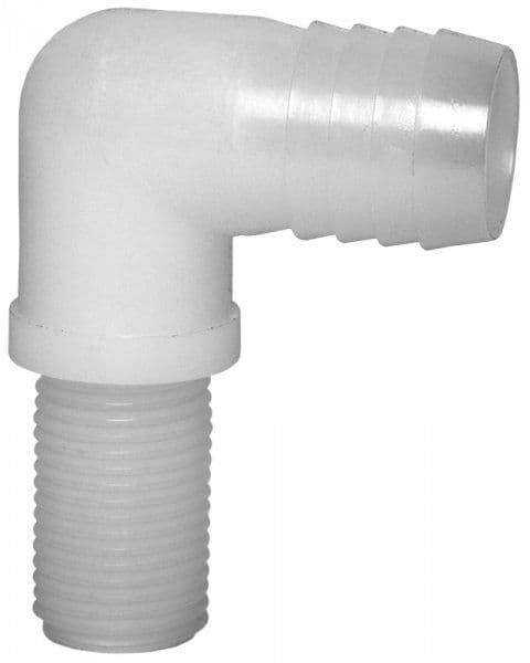 Nylon 90° Hose Barb Nozzle Bodies