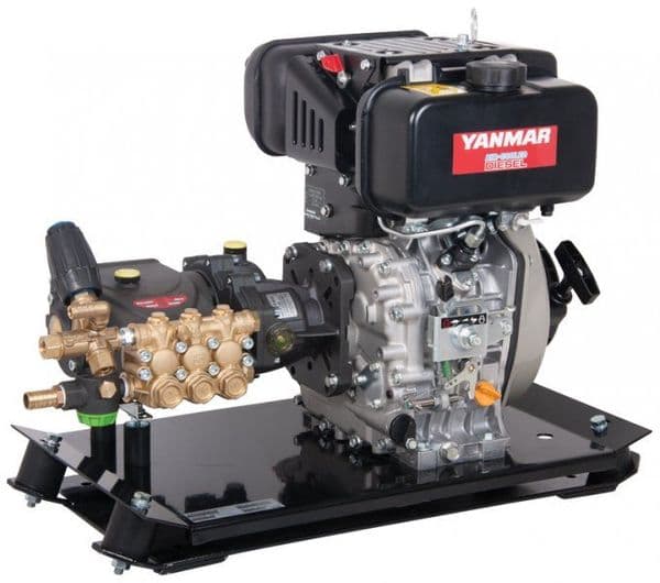 Yanmar Interpump Diesel Skid-Mounted Pressure Washer – 15 LPM, 150 Bar